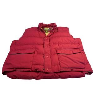 Cabelas Goose Down Puffer Vest Sz XL